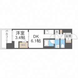 ドゥーエ天満橋の物件間取画像